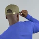 Бейсболка Atlantis Dad Hat-S, 6 клиньев, металлическая застежка, темно-серая - фото № 2
