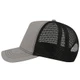Бейсболка Atlantis Rapper Canvas-S, 5 клиньев, серая / черная - фото № 8