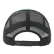 Бейсболка Atlantis Rapper Cotton-S, 5 клиньев, пластиковая застёжка, бирюзовая / черная - фото № 1