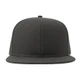 Бейсболка Atlantis Snap Back-S, 6 клиньев, пластиковая застежка, темно-серая - фото № 3