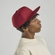 Бейсболка Atlantis Snap Back-S, 6 клиньев, пластиковая застежка, ярко-красная - фото № 6