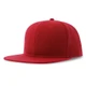 Бейсболка Atlantis Snap Back-S, 6 клиньев, пластиковая застежка, ярко-красная - фото № 1
