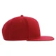 Бейсболка Atlantis Snap Back-S, 6 клиньев, пластиковая застежка, ярко-красная - фото № 2