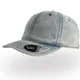 Бейсболка Atlantis Dad Hat 6 клиньев, потертая джинс - фото № 5