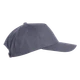 Бейсболка хлопковая Stan 150, 5 клиньев, темно-серая - фото № 2