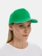 Бейсболка Sol's Long Beach, ярко-зеленая/ белая - фото № 6