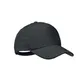 Бейсболка Naima Cap 370, 5 клиньев, черная - фото № 1
