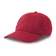 Бейсболка с металлической застежкой Atlantis Dad Hat-S, 6 клиньев, красная - фото № 1