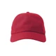 Бейсболка с металлической застежкой Atlantis Dad Hat-S, 6 клиньев, красная - фото № 2