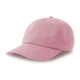 Бейсболка с металлической застежкой Atlantis Dad Hat-S, 6 клиньев, розовая - фото № 1