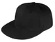 Бейсболка с прямым козырьком Molti Snapback, черная - фото № 1