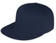 Бейсболка с прямым козырьком Molti Snapback, темно-синяя - фото № 1