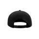 Бейсболка Atlantis Snap Back 6 клиньев, плоский козырек, черная - фото № 2