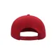 Бейсболка Atlantis Snap Back 6 клиньев, плоский козырек, красная - фото № 3