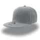 Бейсболка Atlantis Snap Back 6 клиньев, плоский козырек, серая - фото № 1