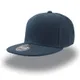 Бейсболка Atlantis Snap Back 6 клиньев, плоский козырек, темно-синяя - фото № 1