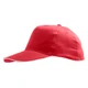 Бейсболка Sunny 5 клиньев, красный с белым - фото № 1