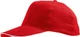 Бейсболка Sol's Sunny, красная/ белая - фото № 1