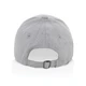 Бейсболка XD Collection Milo из переработанной смесовой ткани, 6 клиньев, 200 г/м², серая - фото № 2