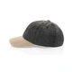 Бейсболка из двухцветной хлопковой саржи XD Xclusive Beau Aware™, 6 клиньев, 270 г/м², бежевая / черная - фото № 4