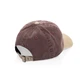 Бейсболка из двухцветной хлопковой саржи XD Xclusive Beau Aware™, 6 клиньев, 270 г/м², бежевая / темно-бордовая - фото № 2