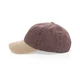 Бейсболка из двухцветной хлопковой саржи XD Xclusive Beau Aware™, 6 клиньев, 270 г/м², бежевая / темно-бордовая - фото № 4