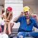 Бейсболка из переработанного полиэстера Atlantis Recy Five, 5 клиньев, желтая - фото № 6