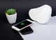 Зарядное устройство беспроводное Shine Softtouch c подсветкой логотипа, 8000mAh, чёрное - фото № 2