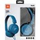 Наушники беспроводные накладные складные JBL T450BT, королевские синие - фото № 9