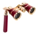 Бинокль-лорнет театральный Broadway 325E, красный - фото № 5