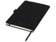 Блокнот в линейку на резинке Journalbooks Suede А5, черный - фото № 2