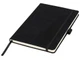 Блокнот в линейку на резинке Journalbooks Suede А5, черный - фото № 1