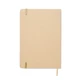 Блокнот Route А5, бежевый / золотой - фото № 3