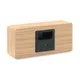Колонка беспроводная Bluetooth, 2 динамика, 3W, натуральное дерево - фото № 9