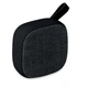Колонка беспроводная квадратная, текстиль, черная - фото № 3