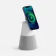 Bluetooth-колонка с беспроводной зарядкой и подсветкой Cone Sonance, серая - фото № 1