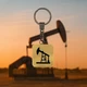 Брелок Handit «Нефтяная вышка», золотой / черный - фото № 3