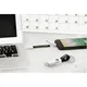 Брелок кабель 3 в 1: micro USB/ Lighting/ Type С, Chili, белый - фото № 5