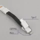 Брелок кабель 3 в 1: micro USB/ Lighting/ Type С, Chili, белый - фото № 2