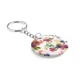 Брелок круглый Pin Key, 44 мм, белый - фото № 4