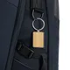 Брелок из переработанного цинка и бамбука с подвеской-прямоугольником RCS XD Collection, коричневый / серебряный - фото № 4
