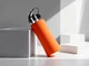 Бутылка для воды Bottle C1, soft touch, 600 мл, оранжевая - фото № 1