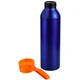 Бутылка для воды металлическая Viking Blue, 650 мл, синяя / оранжевая - фото № 2