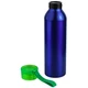 Бутылка для воды металлическая Viking Blue, 650 мл, синяя / салатовая - фото № 1