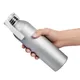 Бутылка для воды металлическая Viking Silver, 650 мл, серебристая / белая - фото № 3