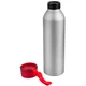 Бутылка для воды металлическая Viking Silver, 650 мл, серебристая / красная - фото № 2