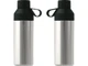 Бутылка для воды Ocean Bottle Lite, 620 мл, серебристая / черная - фото № 3