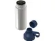 Бутылка для воды Ocean Bottle Lite, 620 мл, серебристая / синяя - фото № 1