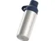 Бутылка для воды Ocean Bottle Lite, 620 мл, серебристая / синяя - фото № 3