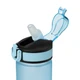 Бутылка для воды пластиковая Portobello Flip Mini, голубая - фото № 3